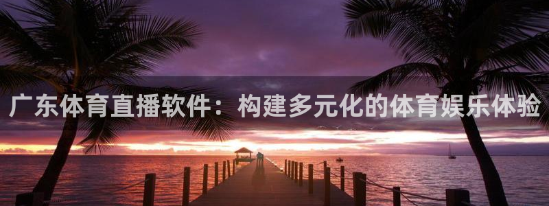 广东体育直播软件：构建多元化的体育娱乐体验